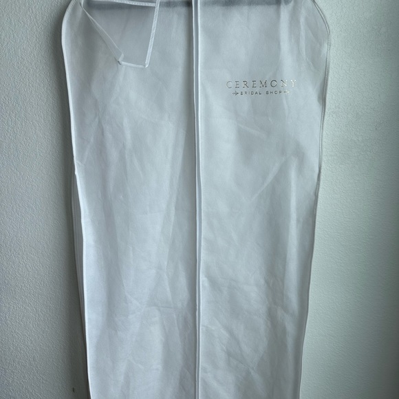 Sarah Seven Kir Wedding Dress Short Sleeve Open Back Train Size 16 Tailored - Picture 15 of 16